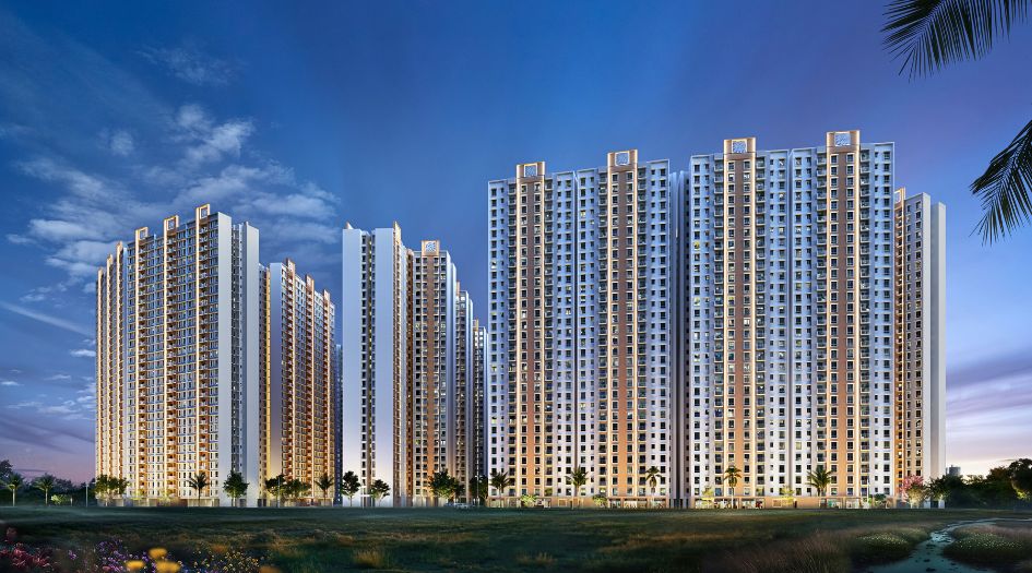 Dosti-Greater-Thane-Phase-2-Elevation-Eye-View