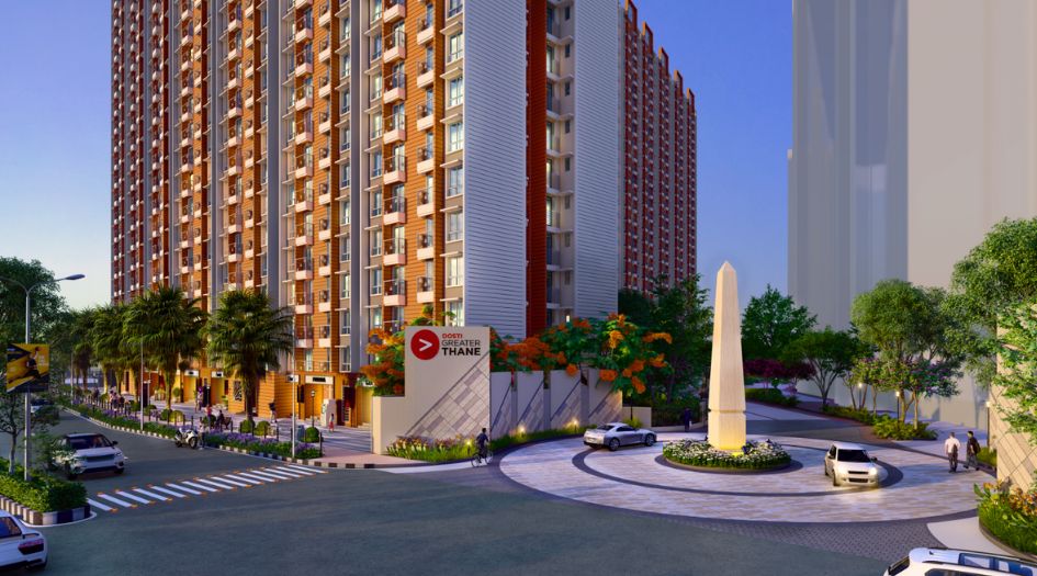 Dosti-Greater-Thane-Phase-2-Elevation-Image-Main-Entrance-Dawn