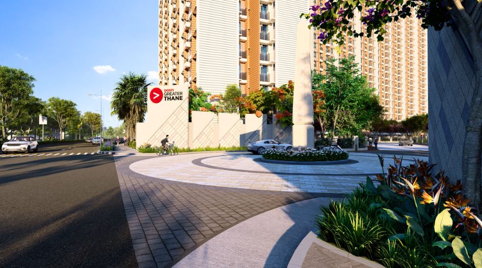 Dosti-Greater-Thane-Phase-2-Main-Entrance