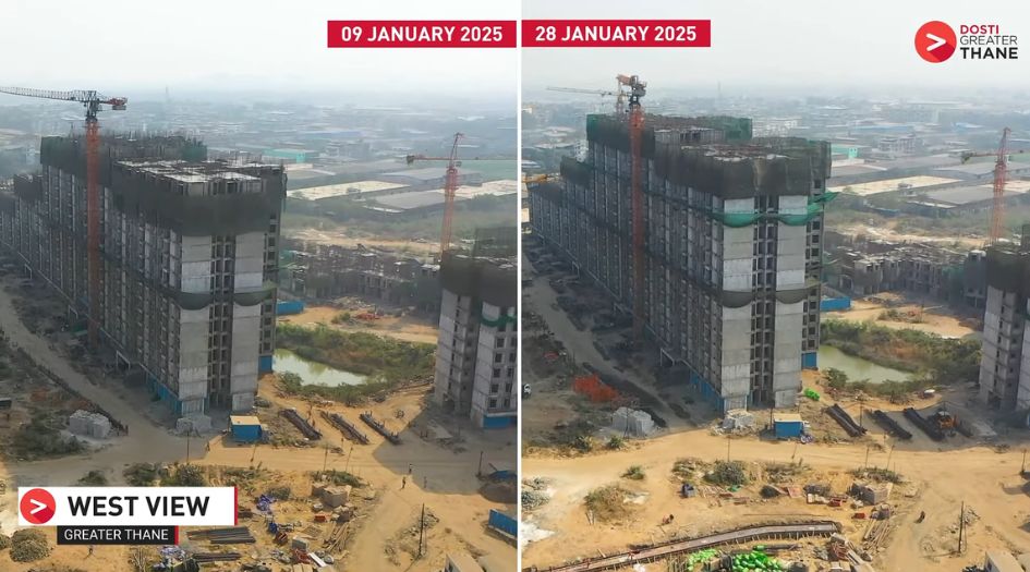 Dosti-Greater-Thane-Construction