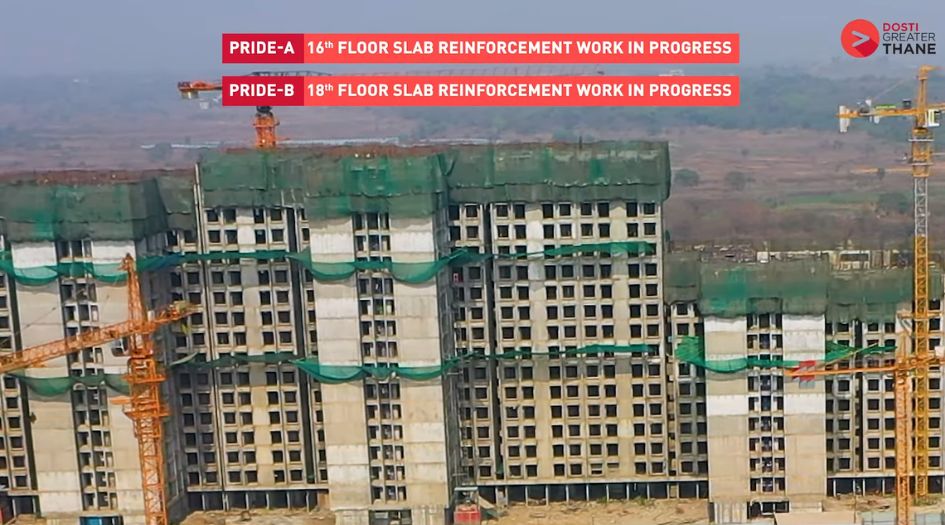 Dosti-Greater-Thane-Construction